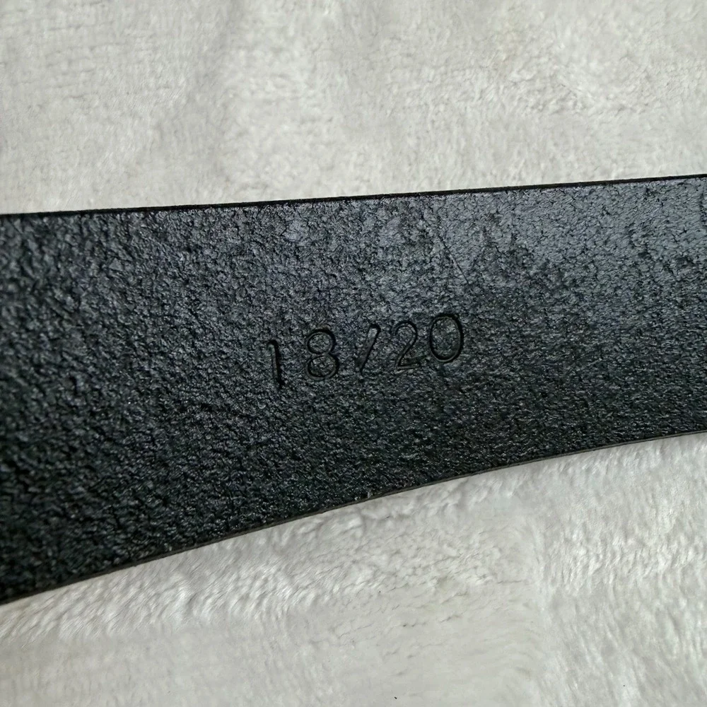 Lane Bryant Leather‎ Belt Women 18/20 Black Turquoise Embroidered Boho (accents)
